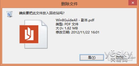 Win8ϵɾļʱȷ϶Իô