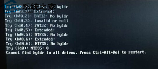 win7콢޷ʾcannot find hyldr in all dri